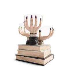 Scary Halloween Witch Hands Snack Bowl Stand Resin Table Ornament Home Party Halloween Decoration Rack Indoor Crafts Gift