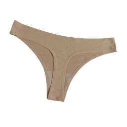 Seamless Women's Thongs Women's Panties Solid Color Lingerie Sports Thongs Comfortable Lingerie Panties