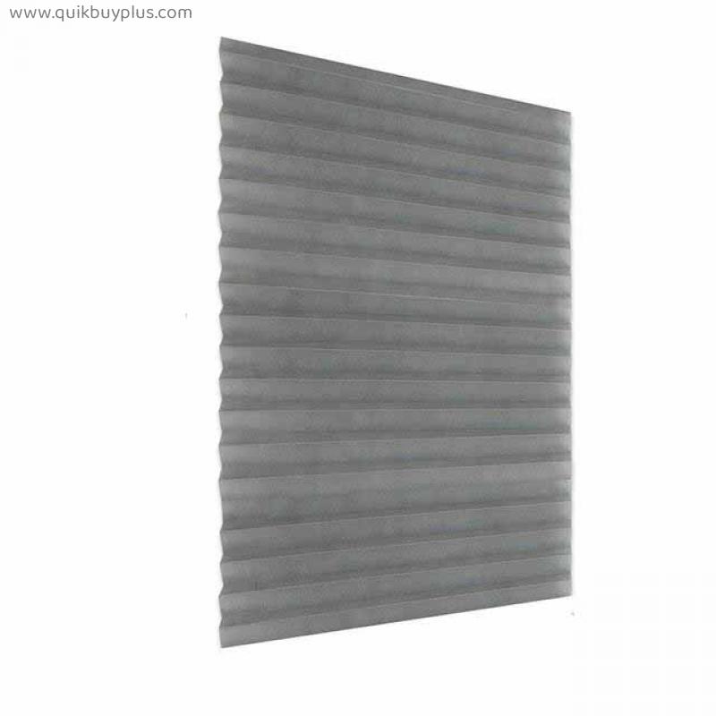 Self-Adhesive Pleated Blinds Half Blackout Curtains for Bathroom Balcony Shades for Living Room Window Coffee Door House Decor