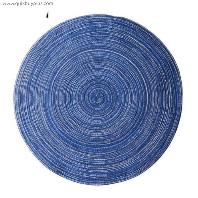 Silicone Placemat Round Heat Insulation Table Mug Mat Pad Placemat Non-slip Coasters Table Decor Scandinavian Style Simple