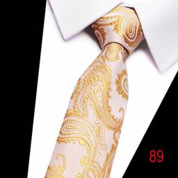 Silk Tie 7.5 Cm Floral Necktie High Fashion Plaid Wedding Ties For Men Slim Cotton Cravat Office Neckties Mens