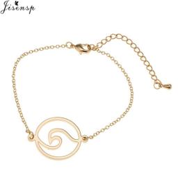 Simple Round Stainless Steel Wave Necklaces For Women Everyday Jewelry Fashion Snow Mountain Pendant & Necklace Collares 2021