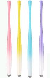 Slim Waist Stylus Pens For Touch Screens, For Iphone, Ipad, Kindle Fire  (colorful Pink, Purple, Blue, Yellow)