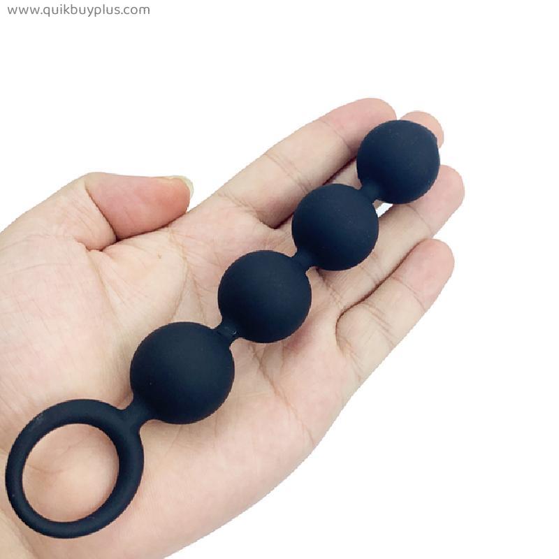 Small Anal Beads Silicone Butt Plug Anal Balls Buttplug Sex Toys for Beginners Men and Women Erotic Toy SexShop Goods for Adults