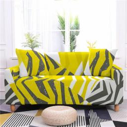 Sofa Cover Mustard Yellow Charcoal Gray Sofa Covers Spandex Machine Washable Couch Covers Stylish Thick Stretch Sofa Protector Non Slip Sofa Covers For Leather Easy Fit Armchair Covers 2 Seater