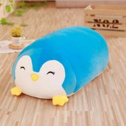Soft animal cartoon pillow cute pillow fat dog cat penguin pig frog plush toy cute children birthday gift