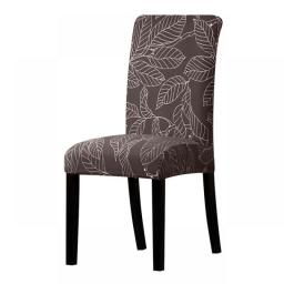 Spandex Elastic Floral Print Pattern Slipcovers Stretch Removable Dining Chair Cover Hotel Banquet Seat Covers