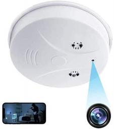 Spy Camera Hidden WiFi Wireless Small Video Camera HD Nanny Cam Night Vision Motion Activated Alerts with 64G memory card