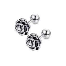 Steel Ear Cartilage Stud Earrings for Men Women Barbell Helix Tragus Stud Piercings
