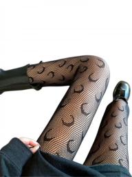 Stockings Costumes Accessorie All Match Sexy Fishnet Tights Fashion Black White Socks