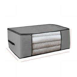 Storage Bag For Clothes Blanket Portable Non-woven Organizer Folding Clothes Pillow Quilt Storage Box Organizer Hot Sale 1pc