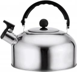 Stovetop Kettles 3L Stainless Steel Whistling Kettle Stove Top Whistling Coffee Tea Kettle Camping Boat Water Pot With H