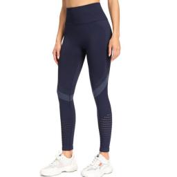 Summer GYM Mesh Breathable High Waist Tight Leggings Yoga Pants Women's Peach Hip Fitness Pants Hip Lift Running Sports Pants