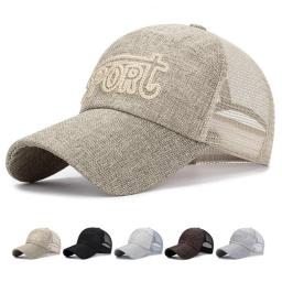 Summer Outdoor Sports Hat Adjustable Baseball Cap Breathable Mesh Hats Solid Color Sun Hat Men Women Caps Casual Caps Wholesale