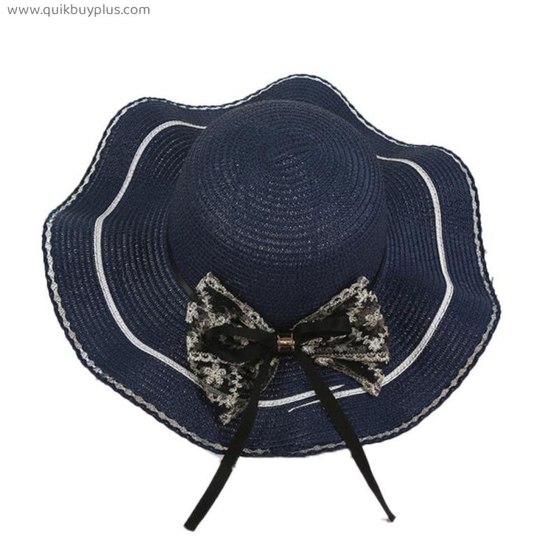 Summer Women Breathable Straw Hats Floral Hat Cap Travel Holiday Beach  Hats WomenSun Hats UV Protection Sunshade Hats