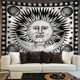Sun Decoration Tapestry Macrame Kawaii Room Decor Tapestry Wall Hanging Witchcraft Boho Decor Tapestry