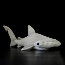 Super Soft Hammerhead Shark Plush Toy Simulation Grey Shark Plush Toy Doll Children's Birthday Gift
