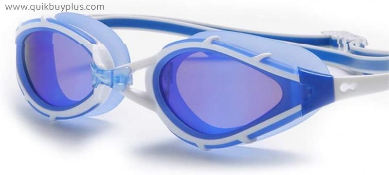 Swim Goggle with Anti-Fog and UV Protection Lenses for Man and Woman (Color : B)