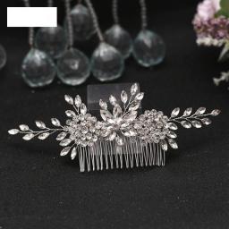 TOPQUEEN HP432 Bridal Comb Headpiece Wedding Hair Accessories Comb Luxurious Rhinestone Women Hair Clips For Wedding Bridal