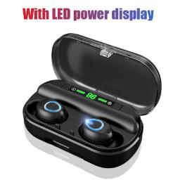 TWS Bluetooth Earphone With Microphone LED Display Wireless Bluetooth Headphones Earphones Waterproof Noise Cancelling Headsets