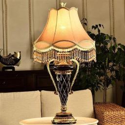 Table Lamp, Classical Resin Lamp, Retro Bedroom Bedside Lamp, Lighting The Living Room Reading Night Light, Table Lamps
