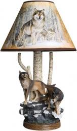 Table Lamp Led Desk Lamp Art Resin Realistic Wolf Shape Table Lamps For Living Room Bedroom Home Decor Animal Lamp Bedside Reading Light Study Desk Lamp