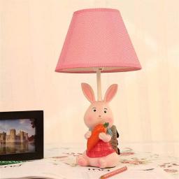 Table Lamps, Children Creative Small Table Lights Energy Saving Lamp, Bedside Lamp, Bedroom Reading Night Light (Color : Rabbit)
