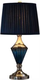 Table Lamps Clear Crystal Blue Crystal Table Lamp, Bedroom Living Room Crystal Lamp/Classic Table Lamp And Lampshade (height: 55 Cm) Table Lamps Desk Lamps Reading Lamps (Color : Dimmer switch)