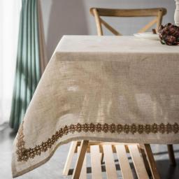 Tablecloths Cotton and Linen Tablecloths for Table Covers Table Gailing Lace Rectangular Table Covers