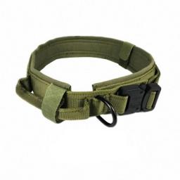 Tactical Dog Collar Adjustable Military Pet Collars Special Control Handle Quick Release For Medium Large Dogs Training Supplies