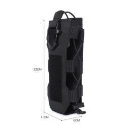 Tactical Molle Water Bottle Pouch Bag Military Outdoor Travel Hiking Drawstring Water Bottle Holder Kettle Carrier Bag