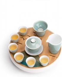 Tea Set Ceramic  Tea Sets Including Small Tea Cups Public Teacups Tea Strainer   Tea Towel Bamboo Tea Tray Tea Clip Tea Pot Set