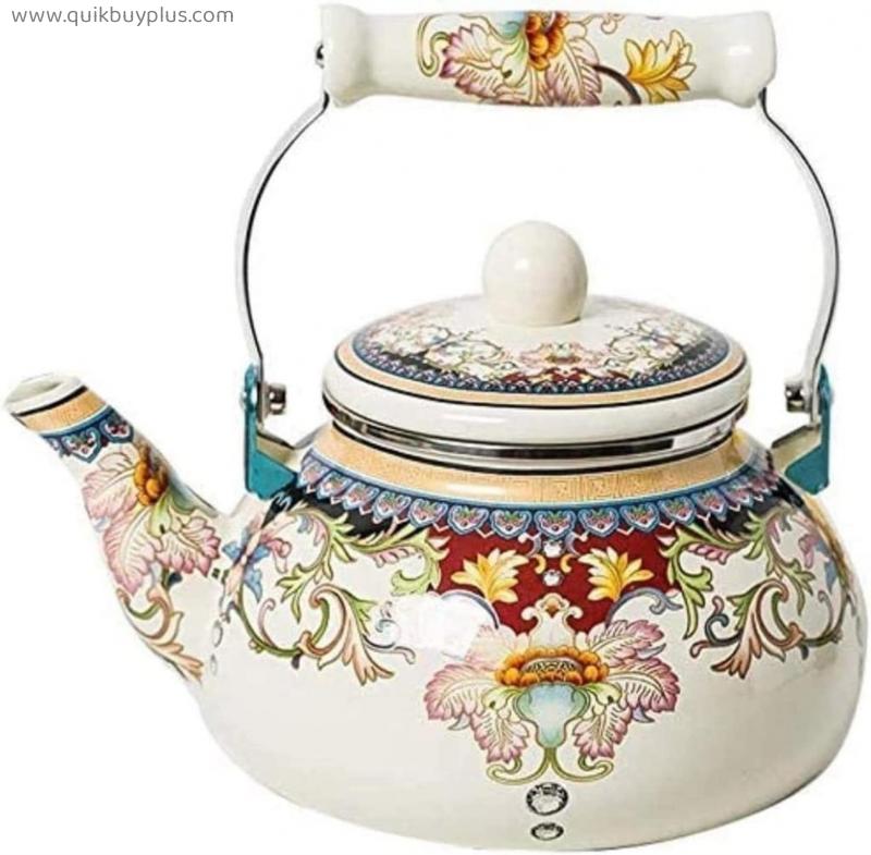Teapot Teapot Kettle Teapot Thick Enamel 2.4 l Stovetop Kettles