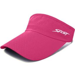 Tennis Caps Sun Sports Visor Hat For Men Women Running Beach Baseball Caps  Solid Color Wholesale golf hats
