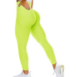Textured Leggings Women Fitness Pants High Waist Workout Tights Scrunch Push Up Sports Trousers Gym Anti-Cellulite Yoga Pants