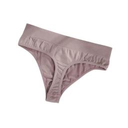 Thong Women Solid Color Lingerie Ladies Short Thong Back Panties