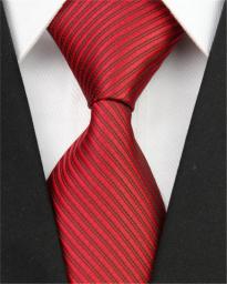 Ties for Men Accessories 3"(7.5cm) Wide Business Wedding Silk Tie Jacquard Woven Black Green White Gray Men's Necktie