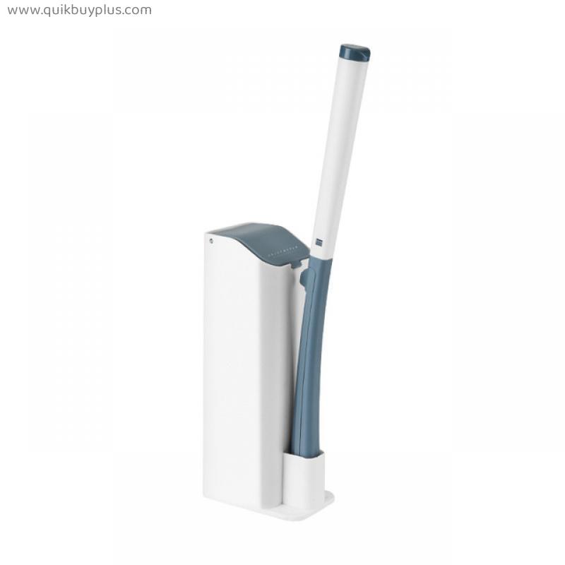 Toilet Brush Disposable Set No Dead Angle Toilet Brush Cleaning Brush No Punching Wall Mounted Toilet Brush Long Handle