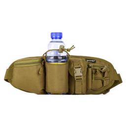 Top Quality Nylon Men Fanny Waist Pack Belt Hip Bum Military Male Sling Chest Bags Durable Water bottle Kettle Assault Molle Bag