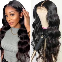 Transparent Lace Front Human Hair Wigs For Women Brazilian 13x4 Body Wave HD Lace Frontal Wig 4x4 Lace Closure Wigs 30 Inch