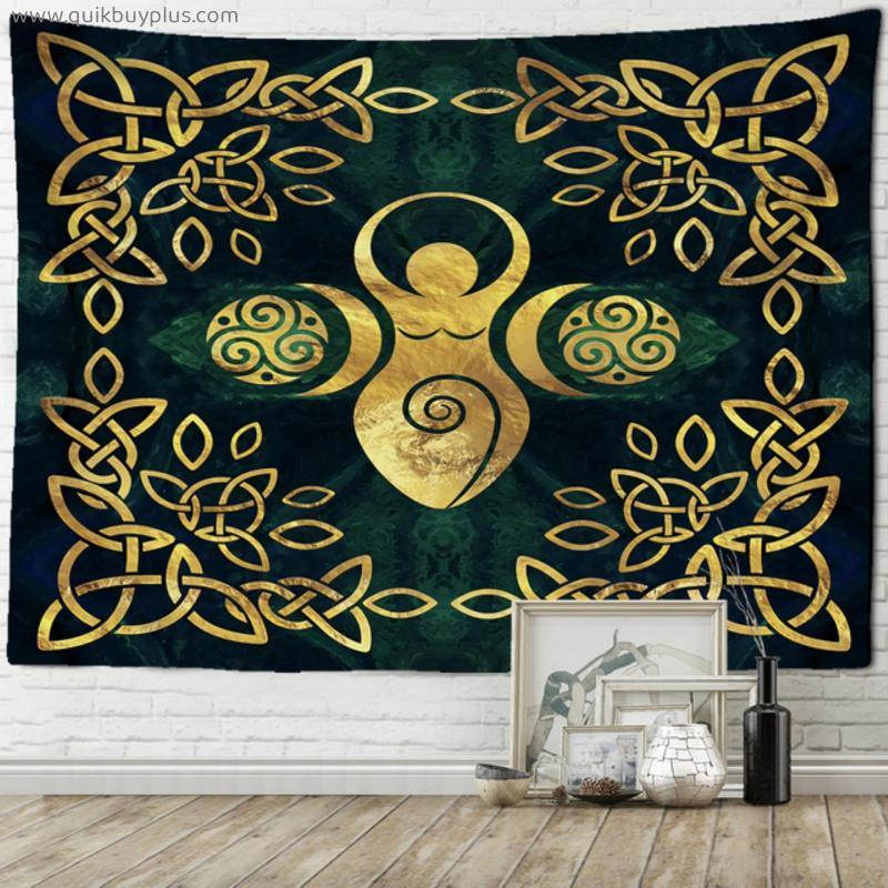 Tree of Life Wall Decoration Tapestry Vintage Room Decor Psychedelic Macrame Home Living Room Dorm Bedroom Decor Aestheticcarpet