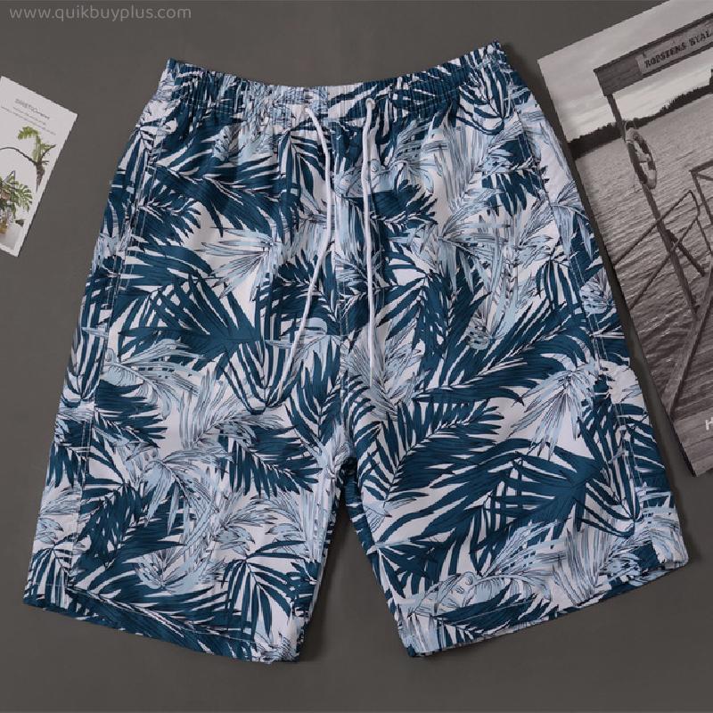 Trunks Men Beach Wear Board Shorts Printing Fashion Surfing Shorts 2022 Elastic Waist Quick Dry Trunks Men Swim Shorts Hawaiian
