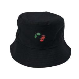 Unisex Embroidered Alien Foldable Bucket Hat Beach Sun Hat Street Headwear Fisherman Outdoor Cap