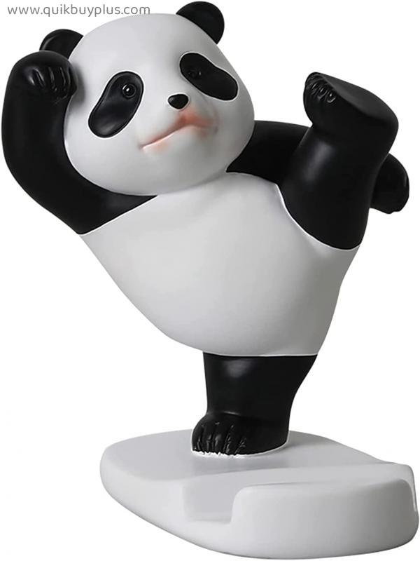 Utopone Office living room decoration crafts, Panda Phone Holder for Desk, Animal Statues And Figurines for Home Decor, Creative Sculpture Home, Office Decoration, Birthday Gifts,B (Color : B)