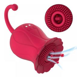 Vagina Sucking Vibrator Rose Vibrator Intimate Good Nipple Sucker Oral Licking Clitoris Stimulation Powerful Sex Toys for Women