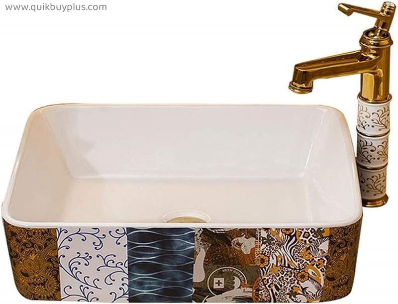 Vessel Sink with Faucet and Drain Combo Bathroom Vessel Sink with Faucet and Drain Combo, Modern Toilet Counter Top Sinks