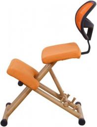 WALNUT Ergonomical Designed Kneeling Chair Stool Handle Height Adjust Office Knee Chair Ergonomic Correct Posture Chair (Color : C)