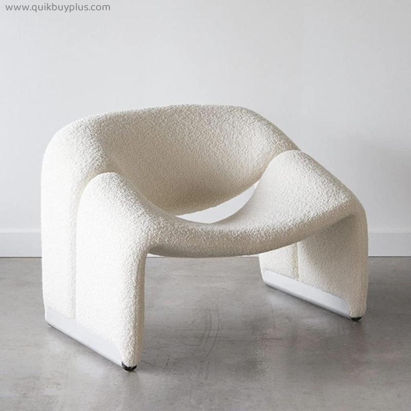WALNUT Retro Classic Chair Single Sofa Lounge Chair Nordic Wabi Style Single Chair Net Red Chair