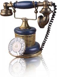 WUDAXIAN Old Phone Antique Telephone, Creative Retro Decorative Phone, Resin Rotary Dialing Telephone Decorating, Cafe Decoration Home Decoration Props