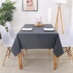 WaterProof Decorative Table Cloth Rectangular Tablecloths Dining Table Cover Simple and Modern TableCover Cloth